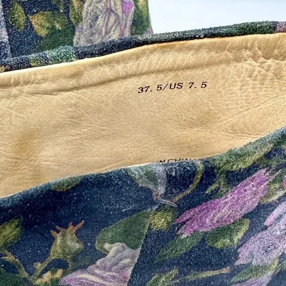 Rag & Bone Floral Newburyport Suede Ankle Boots, GUC, Size 7.5, MSRP $545 - Picture 9 of 12